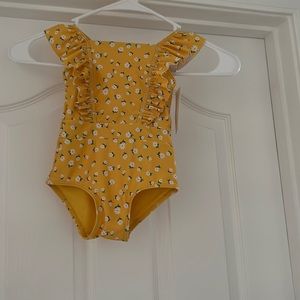 Kids 2T H&M swimsuit with flowers